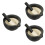 3Ensembles Pilon Mortier Noir Résistant Pour Broyage 5