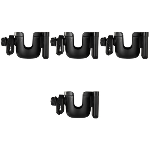 4Pièces -Gobelet Poussette Noir Longue Durée 2