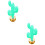 2Pcs Creative Green Inflatable Cactus Decor Lightweight PVC Beach Toy 6