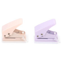 4Pièces Perforateur Papier Portable Forte Couleurs Mélangées
