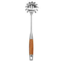 3St Noodle Strainer Rvs Pasta Lepel Met Uiteindelijke Afvoer