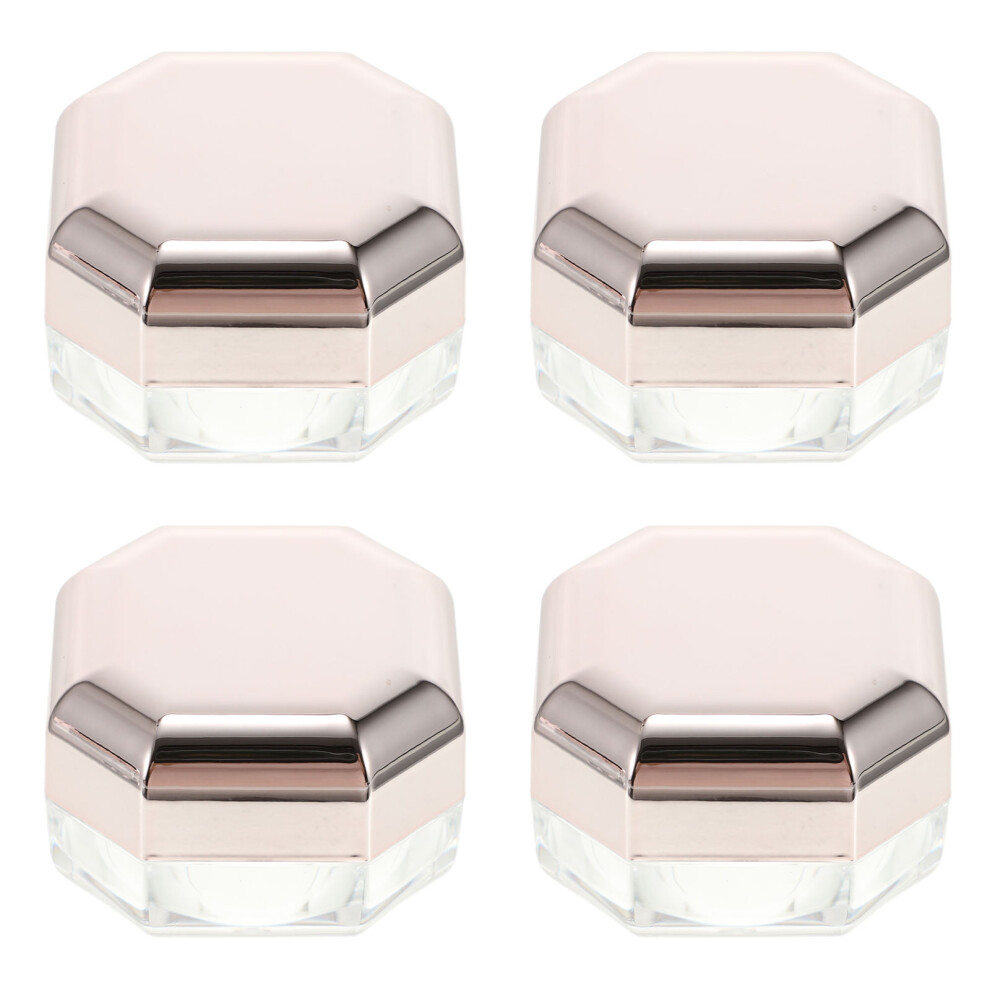 Solustre Gold 12Pcs Durable Rose Powder Cases Portable Makeup Storage Boxes