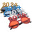 12Pcs Assorted Plastic 2024 Eyewear Party Props for New Year Fun 2
