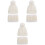 3Ensembles Bonnet Enfants Écharpe Tricotée Hiver 3