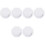 6Pièces Fixation Tringle ABS Usage Simple 4