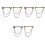 6St Kraagspeld Met Ketting Stijlvol 3