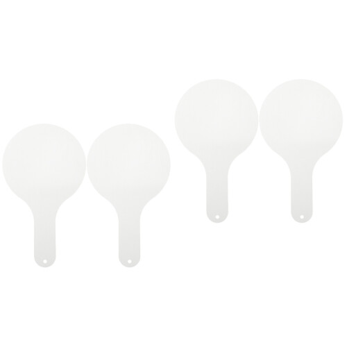 4Pièces Planchettes Blanches À Main Pour Élèves Avec 2