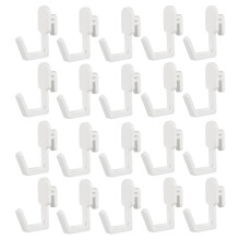 2 Pcs Hook Rack Garage Pegboard Hooks Tool Storage Work Hangers For