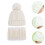 3Ensembles Bonnet Enfants Écharpe Tricotée Hiver 9