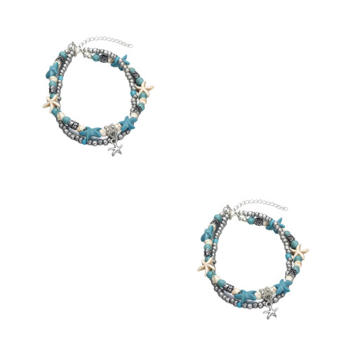 2Pièces Bracelets De En Pour Multicolores Sûrs 2