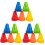 75 Pcs Plastic Roller Skating Marker Cones Obstacles 2