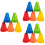 75 Pcs Plastic Roller Skating Marker Cones Obstacles 5