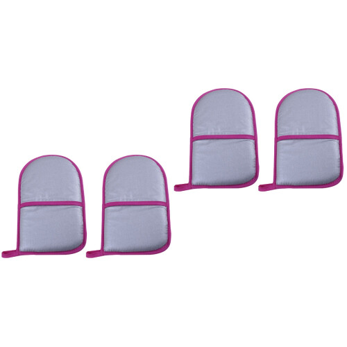 4Pcs Heat Insulation Gloves Protective Mitts for Home Ironing 2