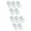 10Pcs Transparent Cutlery Storage Cases Portable Infant Flatware Boxes 6