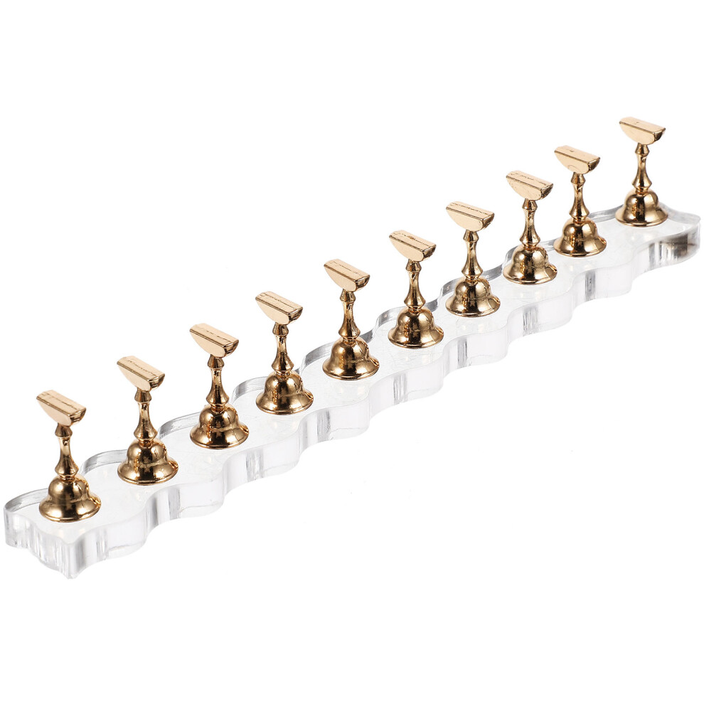 Aboofan 3Sets Training Nail Rack Decorative Nail Stand Convenient Display For Art Practice Manicure Manicure Display Holders For Painting