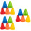 75 Pcs Plastic Roller Skating Marker Cones Obstacles 6
