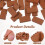 100Pcs DIY Mini Bricks Brown for Realistic Miniature Scene Decoration 4