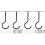 4 Sets Hook Up Wall Hanging Zinc Alloy Folding 2