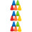 75 Pcs Plastic Roller Skating Marker Cones Obstacles 7