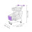 2pcs Mini Double Layer Shopping Cart Trolley Toy 9