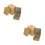 12 Pcs Gold Hinged Tinplate Container For Candy Tea Storage 5