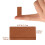 100Pcs DIY Mini Bricks Brown for Realistic Miniature Scene Decoration 2