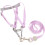 2Sets Polyester Kattenharnas En Looplijn Violet En Comfort 10