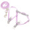 2Sets Polyester Kattenharnas En Looplijn Violet En Comfort 9