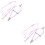 2Sets Polyester Kattenharnas En Looplijn Violet En Comfort 7