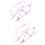 2Sets Polyester Kattenharnas En Looplijn Violet En Comfort 8