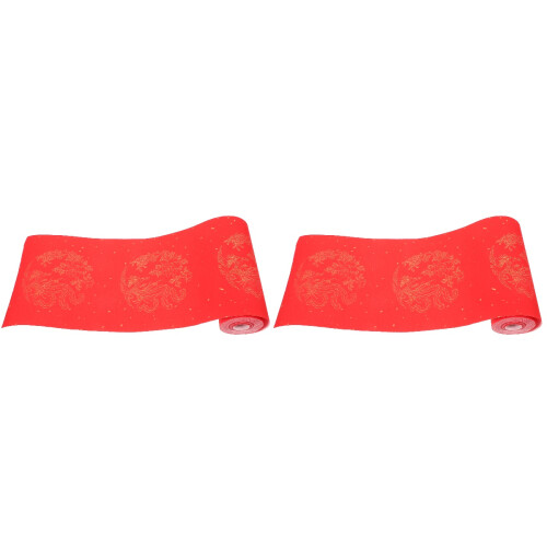 2Rolls Papier Simple Pour Artisanat Du Nouvel An 2