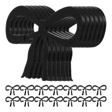 125St Stijlvolle Zwarte Wijn Markers Strik Voor Feestdecoratie