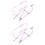 2Sets Polyester Kattenharnas En Looplijn Violet En Comfort 6