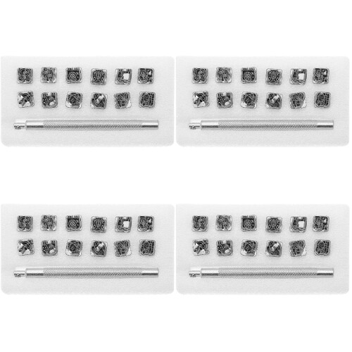 4 Sets Stamping Tool Kit With Twelve Constellations Pattern 2