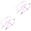 2Sets Polyester Kattenharnas En Looplijn Violet En Comfort 5