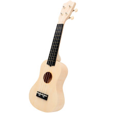 diy ukulele bausatz beige, holz musikinstrument für kinder, 2