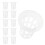 120 Pcs Planting Basket Net Cup Strawberry Pp White 8