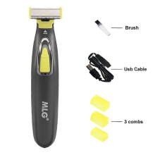 (As show, One size) MLG Electric Shaver For Men and Women Portable Full Body Trimmer USB T Shaped Blade Razor For Beard Armpit For Washable