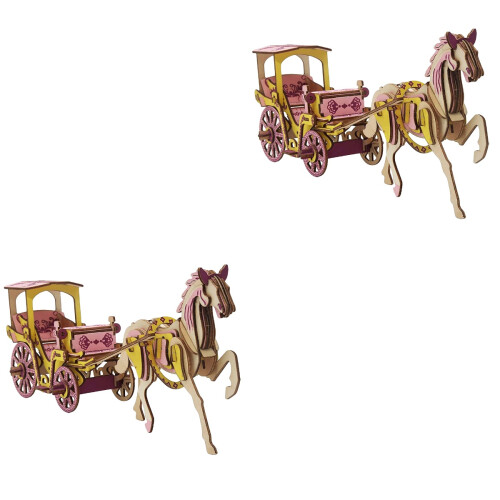 2Sets Originele Koets Modelbouw Kinder Speelset 2