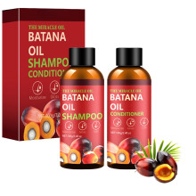 Batana Oil Hair Care Shampoo and Conditioner Set for Dry Damaged Hair Growth and Split Ends 7.8oz