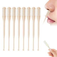 Nose Hair Trimmer 4PCS 2 in 1 Stainless Steel 360 Manual Nasal Hair Remover with Ear Picker for Men and Women