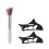 Eyeshadow Stencil with Brush, Reusable Silicone Eyeliner Guide Tool for Quick Eye Makeup Beginners 1