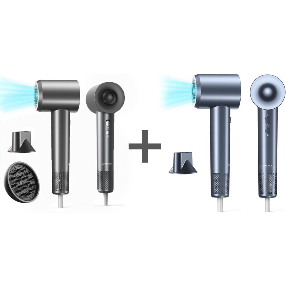 Speed Ionic Hair Dryer with Diffuser, Fast Drying, Advanced Ionic Care, Lightweight Design
