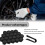 20pcs 21mm Wheel Nut Covers Gray, RustResistant AntiTheft Lug Bolt Caps with Tool for Volvo 4