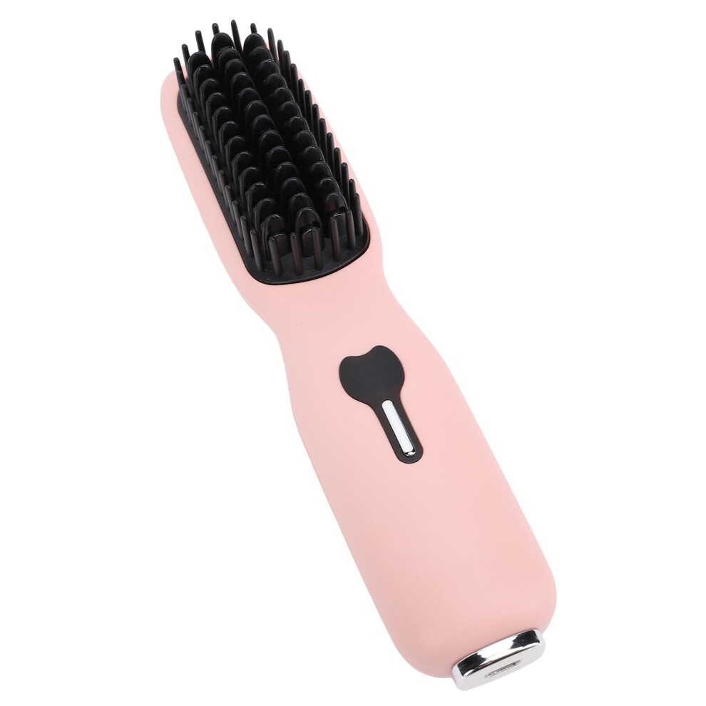 Cordless Hair Straightener Comb with 11Level Temp Control, Fast Heating AntiScald Brush for Travel