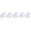 5Pcs Portable Purple Cat Muzzle Convenient Grooming Pet Accessory 8