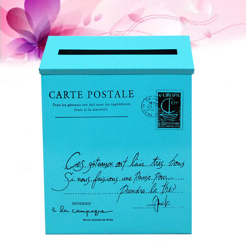 2Stück Postkasten Briefkasten Home Wall Ornament 2
