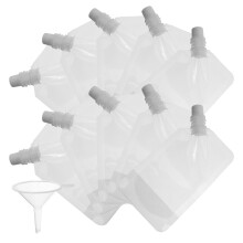 1Set Draagbare Plastic Drinkzakken Met Drukbestendige Pet+pe Materiaal
