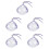 5Pcs Portable Purple Cat Muzzle Convenient Grooming Pet Accessory 5