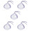 5Pcs Portable Purple Cat Muzzle Convenient Grooming Pet Accessory 7